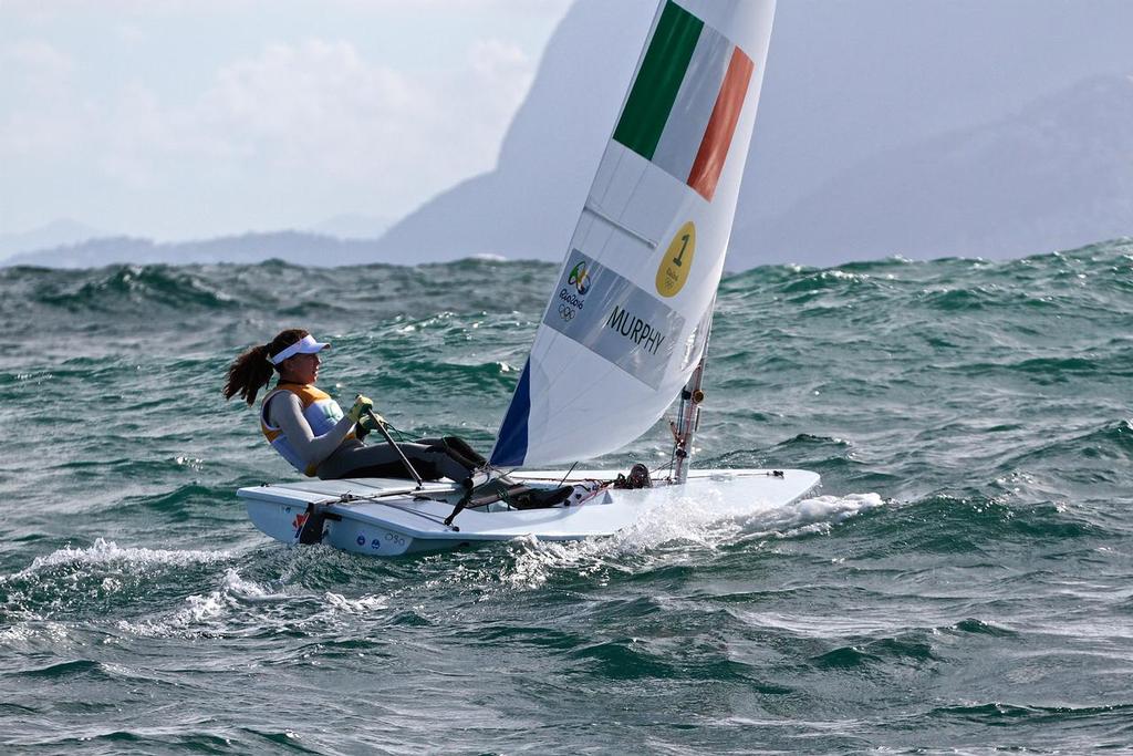 Annaleis Murphy (IRL) Laser Radial overall leader after Day 4. © Richard Gladwell www.photosport.co.nz